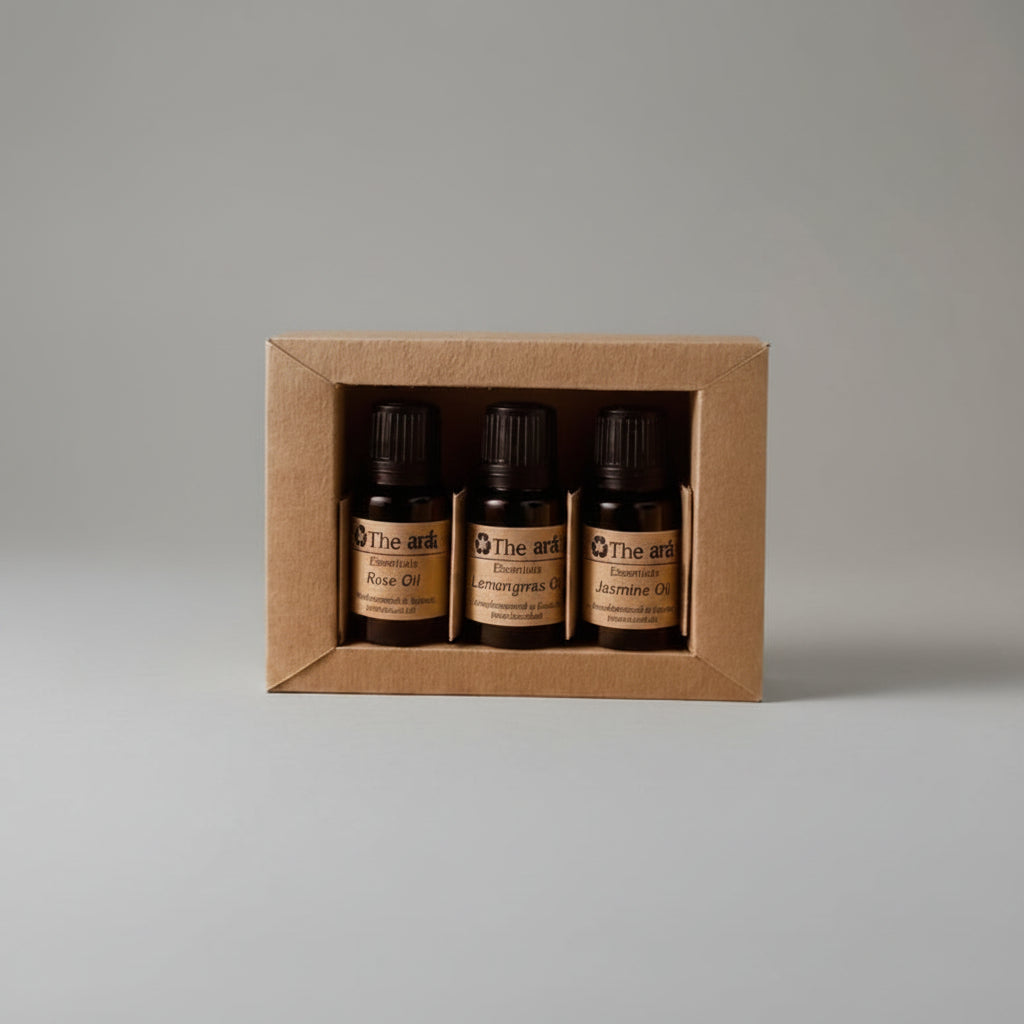 Fragrance oil combo (Rose, Lemongrass, Jasmine)