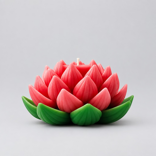 Arabian Rose scented lotus candle
